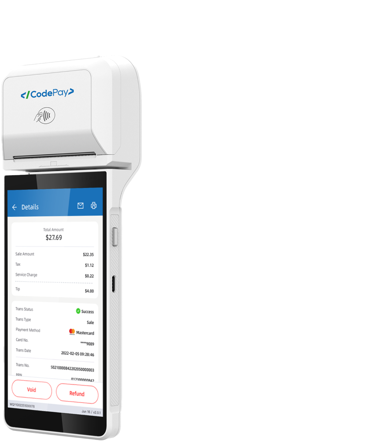 P5
EMV Android POS