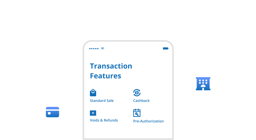 Comprehensive Bank Card Transaction Capabilities