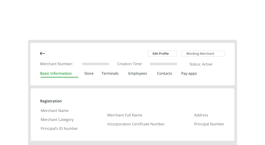 Merchant Management